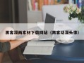 慈利黑客漫画素材下载网站（黑客动漫头像）